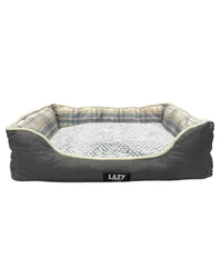 LAZYpets - מיטה פלאפי אפור - L