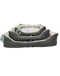 LAZYpets - מיטה פלאפי אפור - S