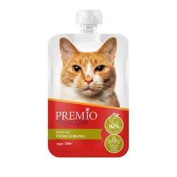 Premio -  מחיט פקק לחתול בוגר בטעם עוף ומוטון 90 גרם