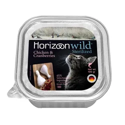 Horizon - שימורי מזון מלא ומאוזן 100 גרם לחתול מסורס בטעם עוף וסלמון