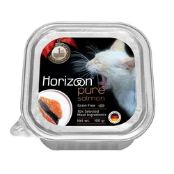 Horizon - שימורי פיור מזון מלא ומאוזן 100 גרם לחתול בוגר בטעם סלמון