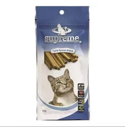 Supreme - חטיף מקלות בשר לחתול 50 גרם בטעם טונה