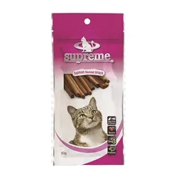 Supreme - חטיף מקלות בשר לחתול 50 גרם בטעם סלמון