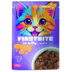 FirstBite -  בג'לי פאוצ בקר, שקית 75 גרם