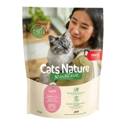 Cats Nature - חתול סנסיטיב בטעם סלמון 2 ק״ג.