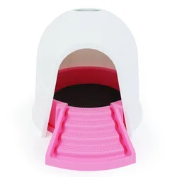 איגלו בית לחתול ורוד כולל פילטר וכרית 45*59*43 ס%22מ