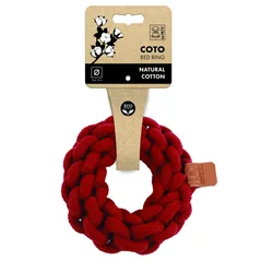 צעצוע לכלב קוטו טבעת אדומה 13 ס״מ