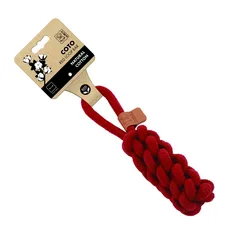 צעצוע לכלב קוטו צמה אדומה 34 ס״מ