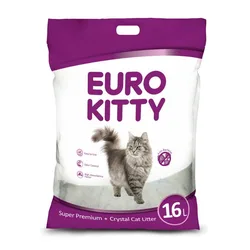 EuroKitty - חול קריסטל 16ל