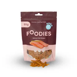 FOODIES - רצועות סלמון 80 גרם