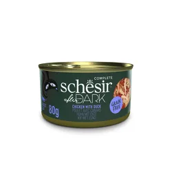 Schesir - מעדן לחתול בוגר בטעם עוף וברווז 80 גרם מרק