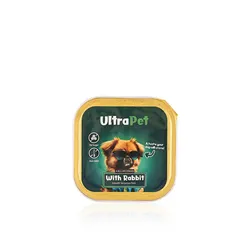 אולטרה פט פטה ארנב לכלב 100 גרם