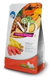 N&D Ancestral Grain – מזון סופר פרימיום לכלב בוגר גזע קטן בטעם סלמון ופירות טרופיים – 5 ק״ג