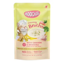 ארוחת מוצ'י לחתול עוף וברוקולי 40 גרם