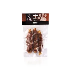 עצם לעיסה צמת קולגן עטוף בברווז 100 גרם