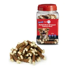 ריבוס עצם סידן מצופה בשר ארנבת 500 גרם