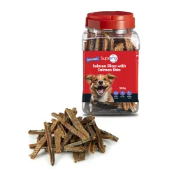 ריבוס פרוסות סלמון ועור 500 גרם