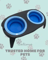 Delux - סטנד קערות כחול