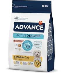 Advance Sensitive Small Breed – לכלבים בוגרים רגישים מגזע קטן, 3 ק״ג