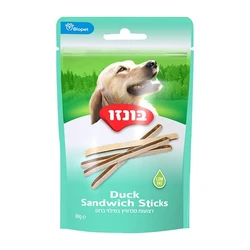 רצועות בונזו סנדוויץ במילוי ברווז 80 גרם