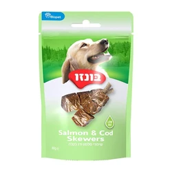 שיפוד סלמון ודג בקלה 80 גרם