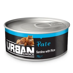 אורבן צ’ויס פטה סרדינים עם אורז 70 גרם