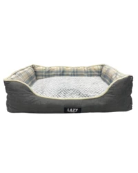 LAZYpets - מיטה פלאפי אפור - M